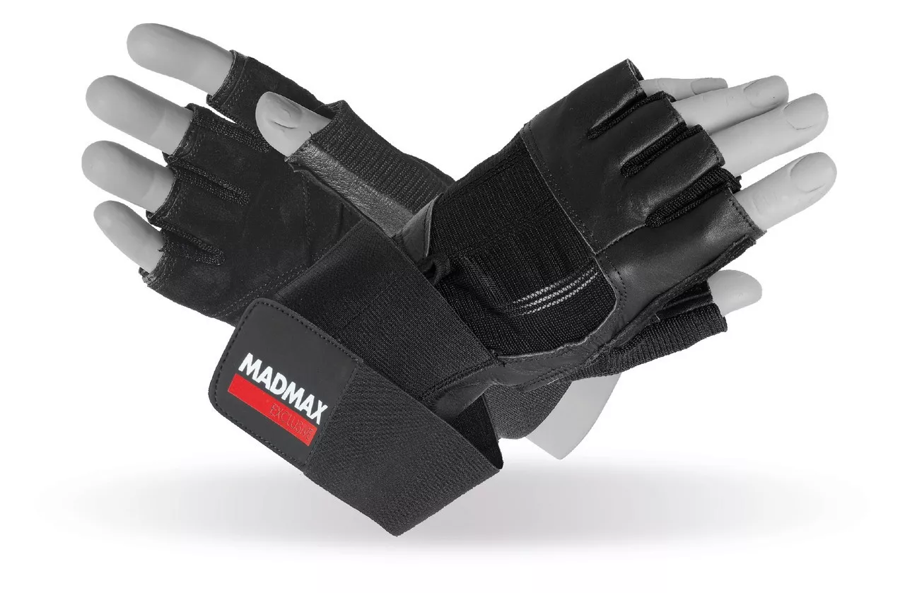 Рукавички для фітнесу MadMax MFG-269 Professional Exclusive Black S