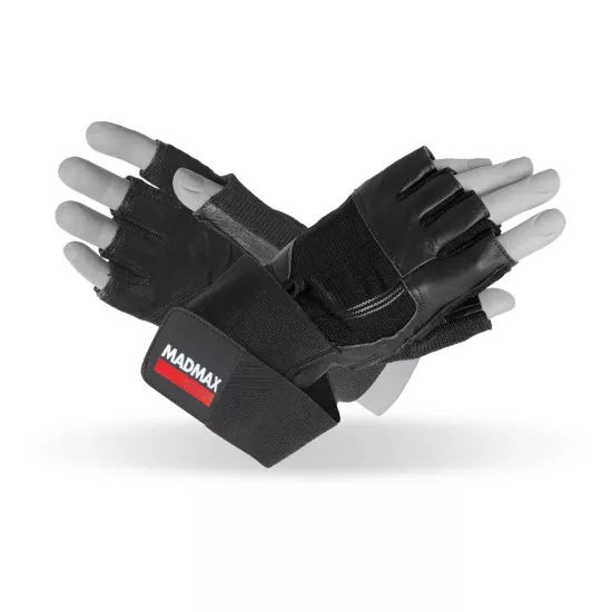 Рукавички для фітнесу MadMax MFG-269 Professional Exclusive Black S