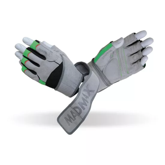 Перчатки для фитнеса MadMax MFG-860 Wild Grey/Green S