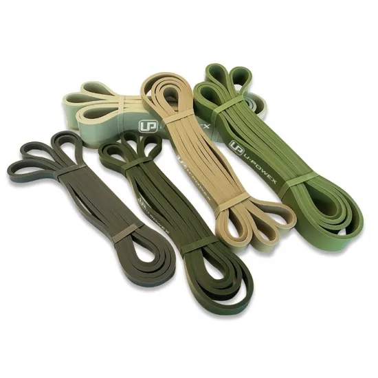 Резинові петлі для тренувань U-POWEX Pull up band set 5шт. (2.3-18.1kg) Olive