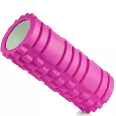 Масажний ролик (роллер) U-POWEX EVA foam roller (33x14см.) Pink