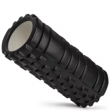 Масажний ролик (роллер) U-POWEX EVA foam roller (33x14см.) Black
