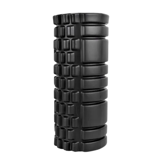 Масажний ролик (роллер) U-POWEX EVA foam roller (33x14см.) Black