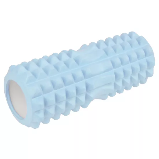 Масажний ролик (роллер) U-POWEX EVA foam roller (33x14см.) Type 2 Blue