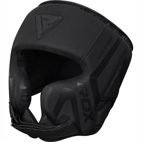 Боксерський шолом RDX T15 Matte Black S