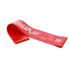 Резинка для фитнеса (лента-эспандер) PowerPlay 4113 Mini Power Band 1мм. Красная (сопротивление 10-15 кг)