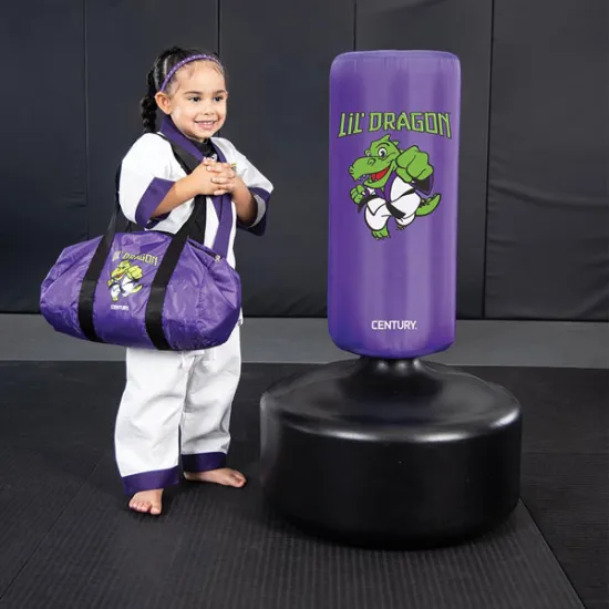 Мешок боксерский напольный CENTURY Little Dragon Kid Kick Wavemaster фиолетовый (101531)