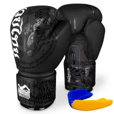 Боксерські рукавиці Phantom Muay Thai Black 12 унцій
