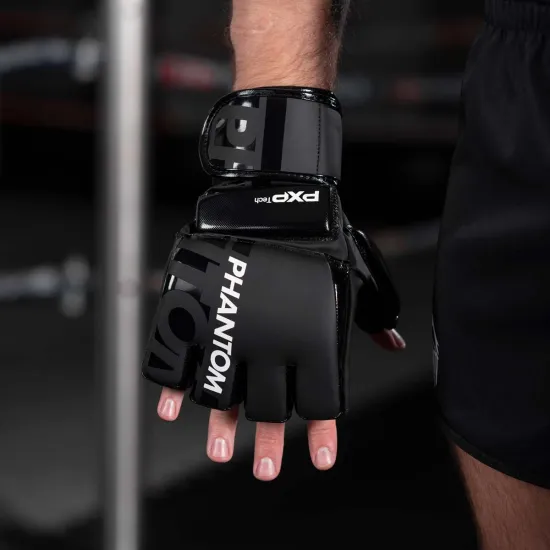 Перчатки для ММА Phantom APEX Hybrid Black S/M