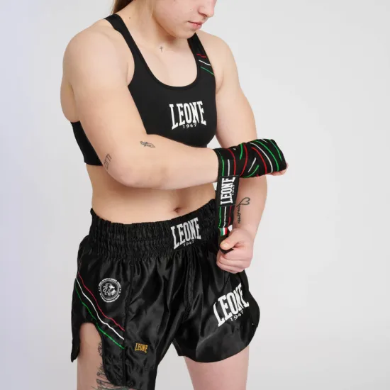 Шорти для тайського боксу Leone Flag Black S