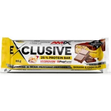 Батончик AMIX EXCLUSIVE PROTEIN BAR 85г-бананово-шоколадный