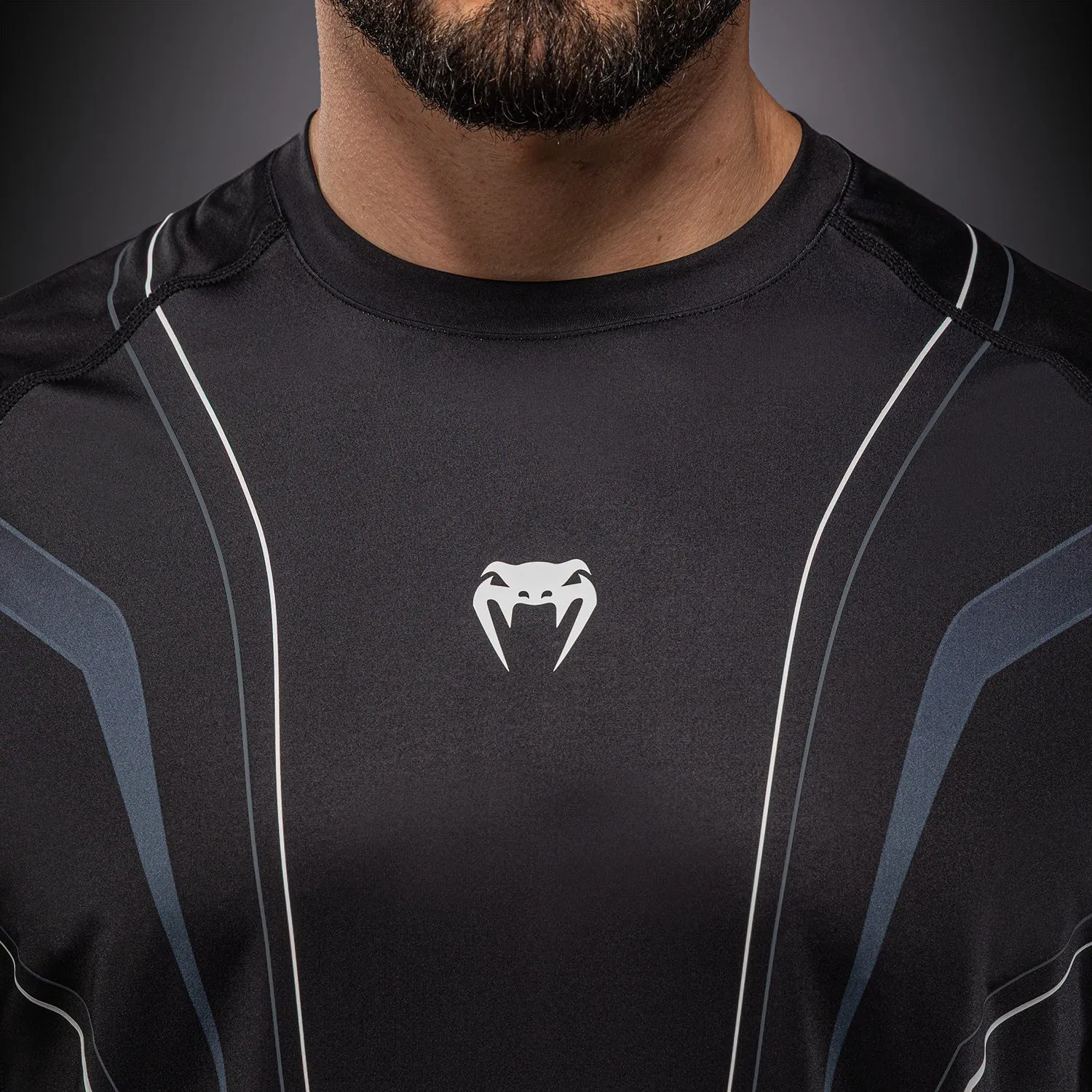 Футболка Venum Streamline Dry-Tech T-Shirt Black/White-S