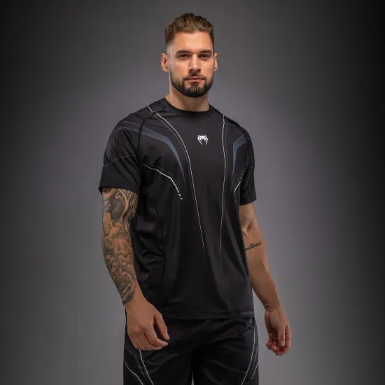 Футболка Venum Streamline Dry-Tech T-Shirt Black/White-S