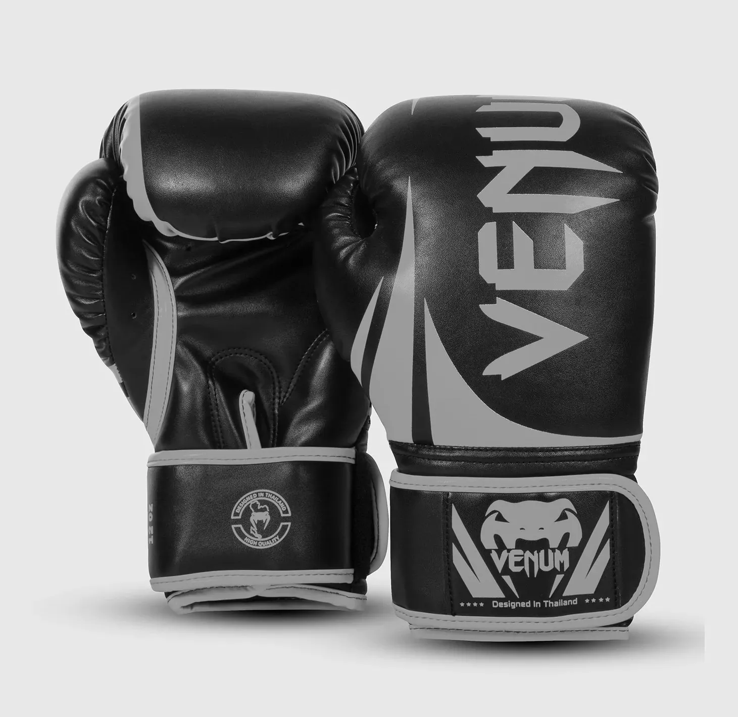 Боксерские перчатки Venum Challenger 2.0 Black/Grey-10