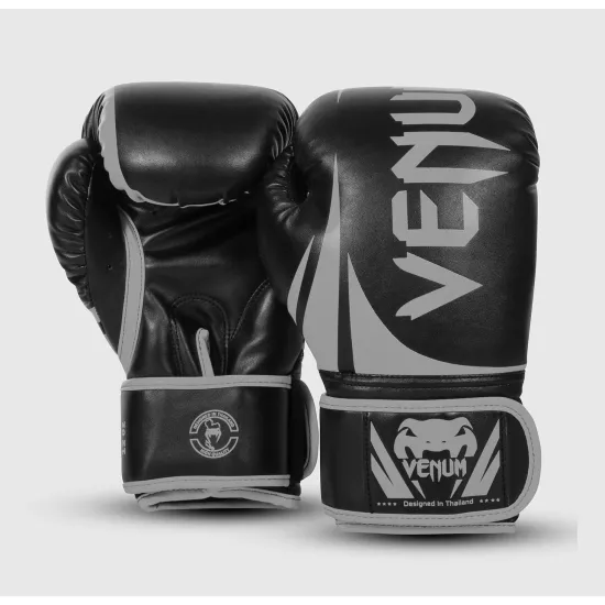 Боксерські рукавички Venum Challenger 2.0 Black/Grey-10