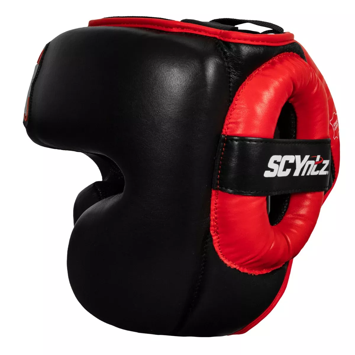 Боксерский шлем TITLE SCYntz Leather Headgear Black-S/M