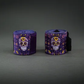 Бинти Venum Kontact Evo Santa Muerte Handwraps Dark Purple-3м