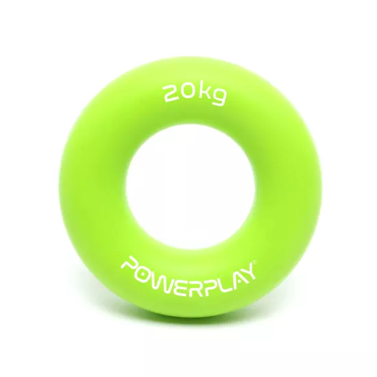 Еспандер кистьовий силіконовий PowerPlay PP-4324 Hand Grip Ring Medium 20 кг. Зелений