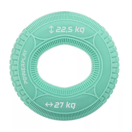 Еспандер кистьовий силіконовий PowerPlay PP-4330 Hand Grip Loops Medium 22.5-27 кг. М'ятний