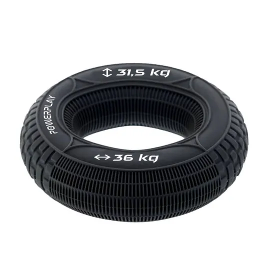 Еспандер кистьовий силіконовий PowerPlay PP-4330 Hand Grip Loops Hard 31.5-36 кг. Чорний