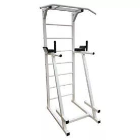 Турник, брусья и пресс, шведская стенка Белая (50х50 мм)