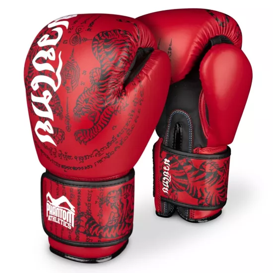 Боксерські рукавиці Phantom Muay Thai Red 10 унцій
