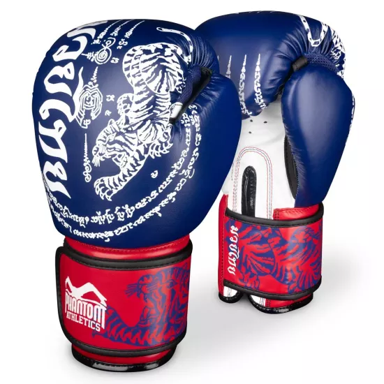 Боксерські рукавиці Phantom Muay Thai Blue 10 унцій