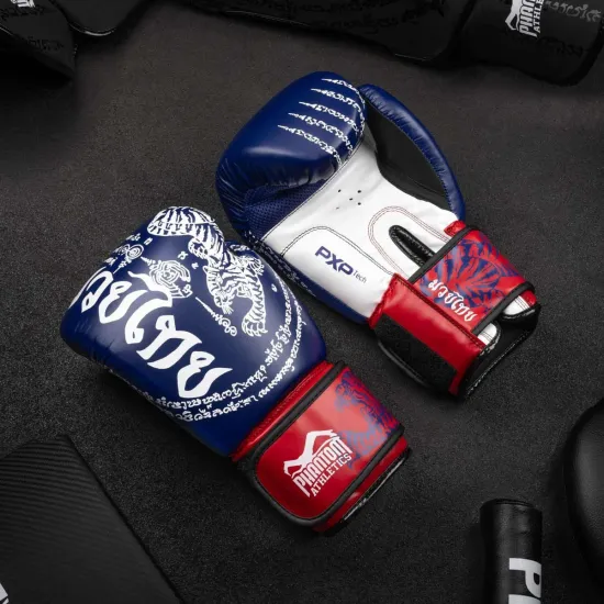 Боксерські рукавиці Phantom Muay Thai Blue 10 унцій