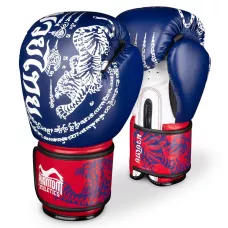 Боксерские перчатки Phantom Muay Thai Blue 14 унций
