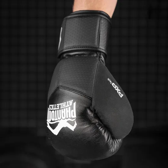 Боксерські рукавиці Phantom RIOT Pro Black 10 унцій