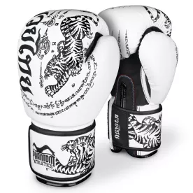 Боксерские перчатки Phantom Muay Thai White 10 унций