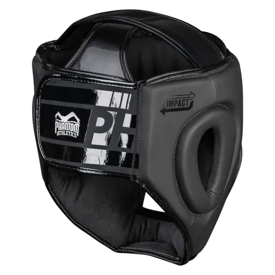 Боксерский шлем Phantom APEX Cage Black-универсальный