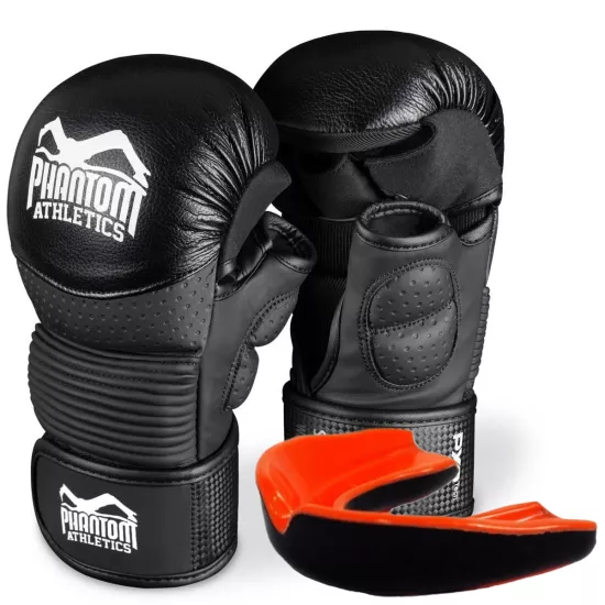 Рукавиці для ММА Phantom RIOT Pro Black S/M