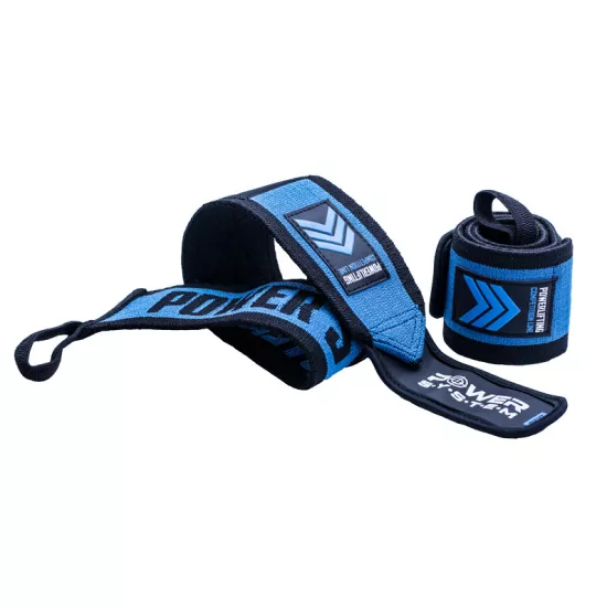 Бинты для запястий (кистовые бинты) Power System PS-3530 Wrist Wraps Extreme Blue