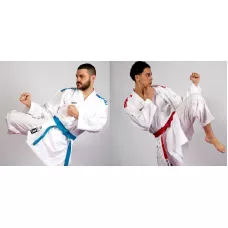Комплект кимоно (2 куртки и 1 штаны) SMAI Pro Fighter Kumite WKF Approved-140