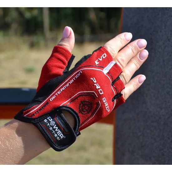 Перчатки для фитнеса Power System PS-2250E Pro Grip EVO Red XS