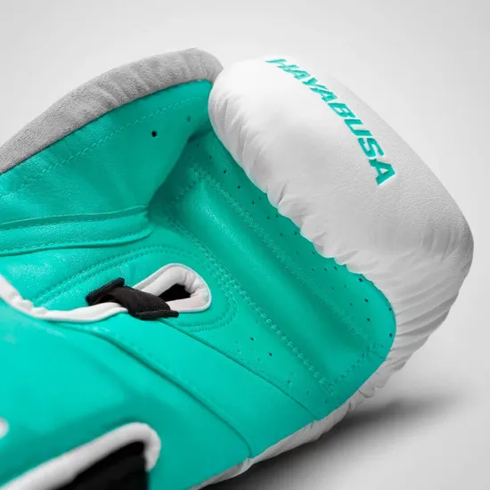Перчатки для бокса Hayabusa T3 Boxing Gloves White/Teal-10