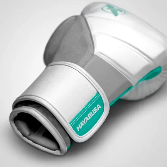 Перчатки для бокса Hayabusa T3 Boxing Gloves White/Teal-10