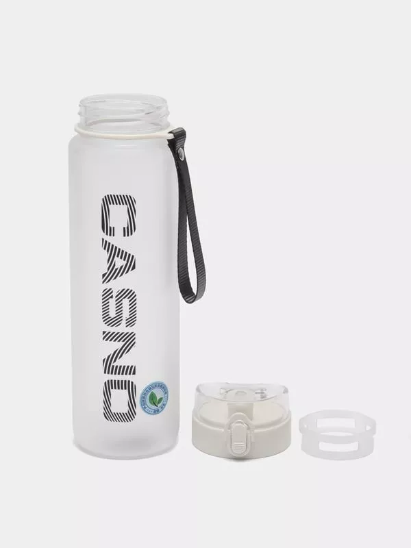 Бутылка для воды CASNO 1050 мл KXN-1184 Белая