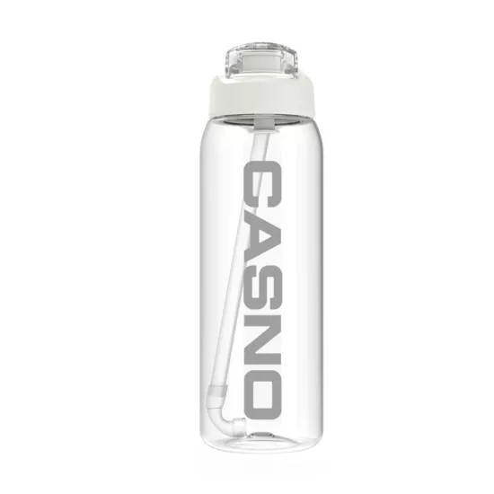 Бутылка для воды CASNO 1000 мл KXN-1258 Белая