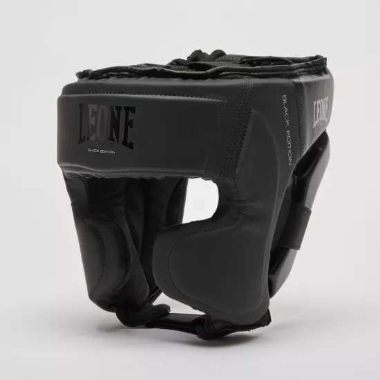 Боксерський шолом Leone Mono Black M