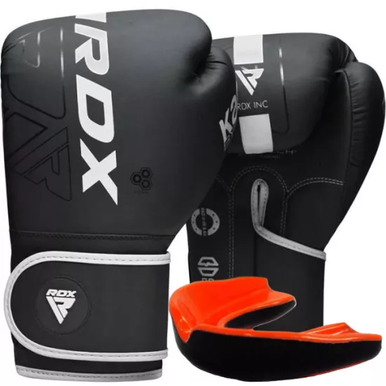 Боксерські рукавиці RDX F6 Kara Matte White 10 унцій