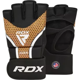 Перчатки для ММА RDX AURA PLUS T-17 Black Golden S