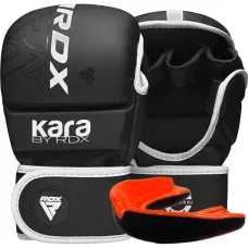 Перчатки ММА RDX F6 KARA Matte White Plus S/M