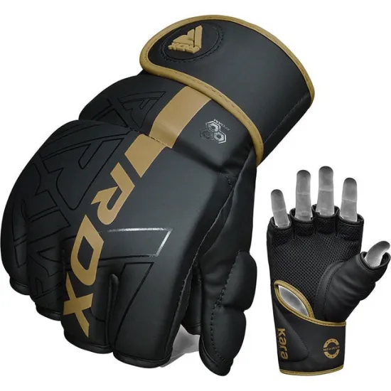Перчатки ММА RDX F6 KARA Matte Golden M