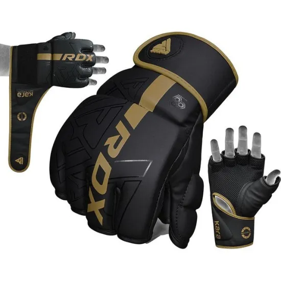 Перчатки ММА RDX F6 KARA Matte Golden M