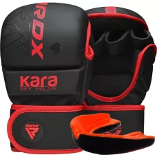 Перчатки ММА RDX F6 KARA Matte Red Plus S/M