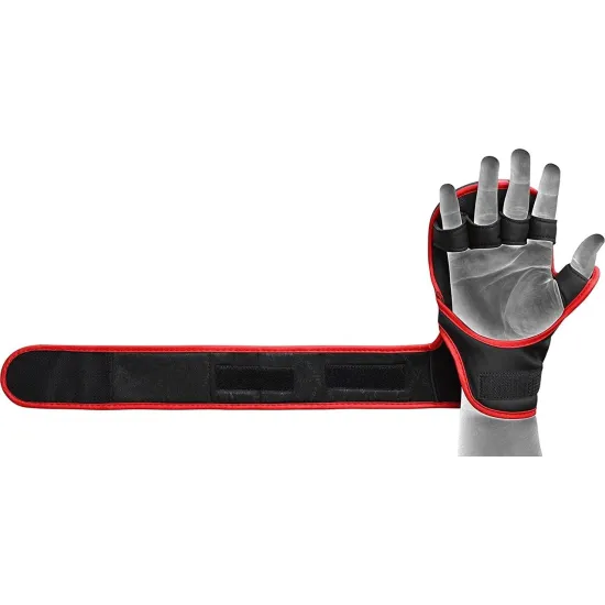 Перчатки ММА RDX F6 KARA Matte Red Plus S/M