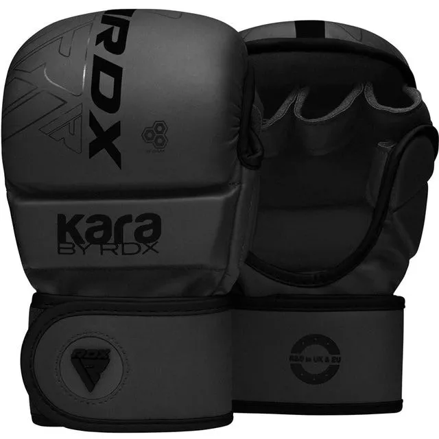 Рукавиці для ММА RDX F6 KARA Matte Black Plus S/M