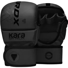 Перчатки ММА RDX F6 KARA Matte Black Plus S/M